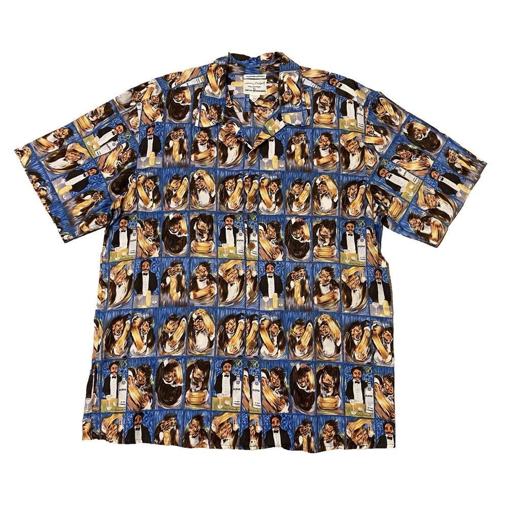 Reyn Spooner Collection Guy Buffet Shirt XL Vodka Martini Hawaiian